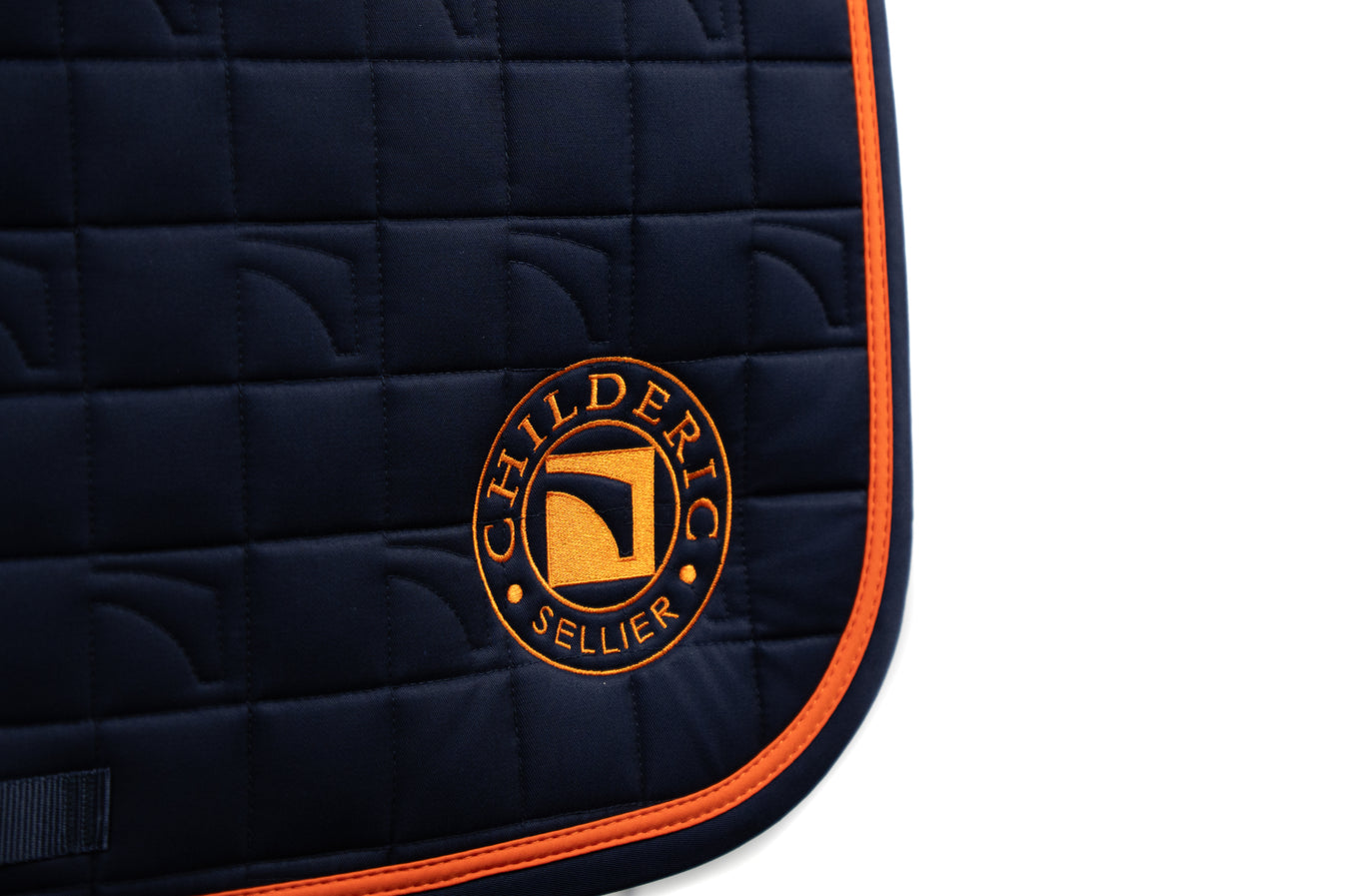 Childeric Jumping Saddle Pad Black-Navy/Orange