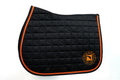 Childeric Jumping Saddle Pad Black-Navy/Orange