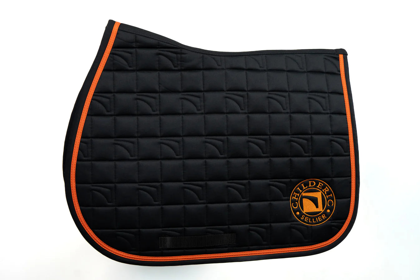 Childeric Jumping Saddle Pad Black-Navy/Orange